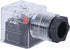 Hydraulic Solenoid Coil Plug, Solenoid Valve Coil,Transparent Voltage Universal Accessories with Light without Wire DC24 5Pcs...