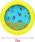 Ocean Drum Wave Bead Drum Gentle Sea Sound Music Gift Musical Educational Sea Sound Drum Tool for Kid Child Baby (Yellow)...