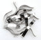 30pcs Stainless Steel Spring Clips 85x9mm Photo Frame Hardware Accessories Picture Frame Spring Retaining Clips...