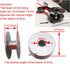 CKPSMS Brand - #18034AS Aluminum Bobbins with Slot Compatible with/Replacement for Pfaff Brand Grand Quilter 18", Juki Brand TL-2200QVP Quilt Virt...