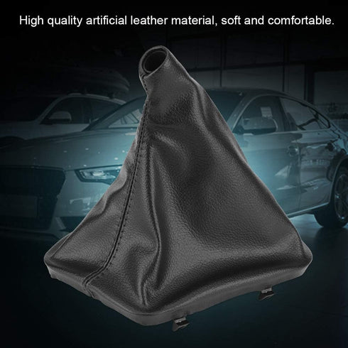 Gear Shift Boot, Left Hand Driver Car Gear Stick Shift Knob Gaiter Boot Cover Fit for E34 E36 Z3...