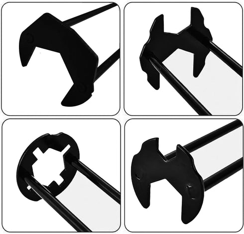 2Pcs Multifunctional Sink Wrench, Basin Wrench Faucet Wrench, Universal Under Sink Wrench Faucet Tool, Faucet Hose Spanner Sink Basin Wrench Four-...