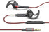 Sports Headphones Wired, Half in-Ear Running Earbuds with Mic, Secure Fit with Ear Wings, Tangle-Free Braided Cord, Pure Sound, Earphones with Mic...