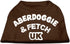 Mirage Pet Products 16-Inch Aberdoggie UK Screenprint Shirts, X-Large, Brown...