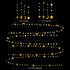 Gold Star Moon Circle Dot Garland Party Decorations Kit Hanging Crescent and Twinkle Little Star Streamer Bunting Banner for Kids Room First Birth...