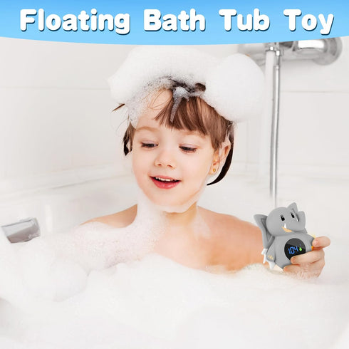 Baby Bath Thermometer, with LED Display and Temperature Warning,Kids' Bathroom Safety Products,Bath Thermometer for Infants, Newborn Bath Safety T...