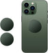 Metal Ring Plate for Phone Mount Car Holder Metal Stickers Plate Phone Magnet (Compatible with Magnetic Mounts) 1.50" Frosted Round, Green 2 Pack....