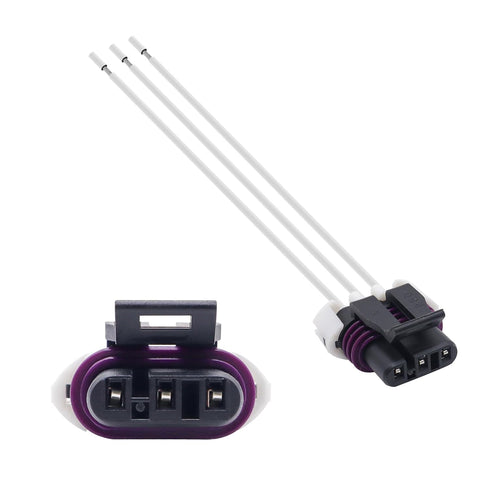 13585316 Fuel Tank Pressure Sensor Connector Wiring Harnesses 3 Wire Compatible with 1997-2009 Chevy 1996-2008 GMC Repalces PT2646, PT2782, 153059...