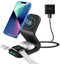 3 in 1 Magnetic Wireless Charger,15W Fast Mag-Safe Charging Station Stand for iPhone 13/13 Pro/13 Pro Max/13 Mini,12/12 Pro/12 Mini/11/X/XR, iWatc...
