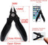 Eagles 3.5Inch Micro Soft Wire Cutter,Mini Shear Flush Cutter for Electronics, Making Jewelry-Black...