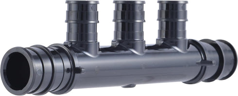 SharkBite 3 Port PEX Expansion Poly Tee, 3/4 Inch Open Trunk with 1/2 Inch Outlet, Multi Line Water Manifold Plumbing Fittings for PEX-A Tubing, U...