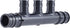 SharkBite 3 Port PEX Expansion Poly Tee, 3/4 Inch Open Trunk with 1/2 Inch Outlet, Multi Line Water Manifold Plumbing Fittings for PEX-A Tubing, U...