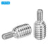 PATIKIL M3x6mm to M6x8mm Double End Threaded Stud Screw Bolt, 10 Pack 304 Stainless Steel Rod Bolts Thread Reducer Adapter for Furniture Fastener,...