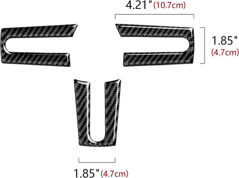 Car Sticker Decal Carbon Fiber Interior Trim for Ford Mustang GT Shelby 2005 2006 2007 2008 2009 S197 Accessories...