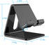 Crpich Acrylic Phone Stand, Ergonomic Design for Apple iPhone and Samsung Galaxy, Compatible with 4-8 Inch Screens, Black......