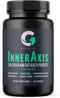 InnerAxis 2-in-1 Brain and Gut Health Probiotic, 10 Billion CFU, 8 Probiotic Strains for Gut, Psychobiotic, Mood and Brain Support, Acidophilus Pr...