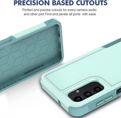 Galaxy A13 5G Case, Samsung A13 4G Case, Shockproof, Strong and Durable Phone Protective Case for Samsung Galaxy A13 5G, Light Blue...