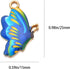30 Pcs Mixed Color Alloy Enamel Butterfly Charms Pendant for Earrings Bracelets Necklace DIY Making Jewelry Making Accessories...