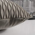 DEZENE Tan Throw Pillow Cases 22x22: 2 Pack Inch Original Striped Velvet Square Decorative Pillow Covers for Farmhouse Couch...