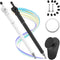 2 Pack Stylus Pens for Touchscreens 2 in 1 Black/White Stylus for Touch Screens with Phone Rings Gripper Stand Stylus for Apple iPad iPhone Tablet...