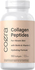 Horbaeach Collagen Peptide Pills | 150 Softgel Capsules | for Vibrant Skin | Biotin & Vitamin C | Grass Fed, Non-GMO, Gluten Free Supplement | Coe...