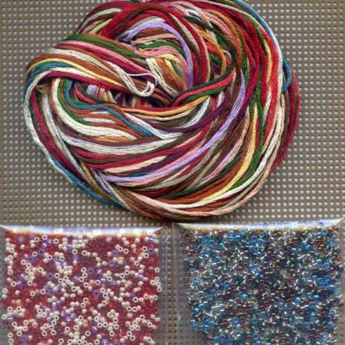 Purrfect Christmas Santa Beaded Counted Cross Stitch Kit 2013 Mill Hill Jim Shore JS203101...