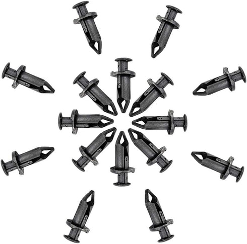 labwork Car 8mm Dia Hole Plastic Rivets Fastener Auto Bumper Push Pin Clips...