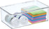 mDesign Plastic Craft Stackable Storage Organizer w/Hinged Lid - Easy-to-Carry Crayon, Bead, Sewing, and Hobby Supply Container - Arts and Crafts ...