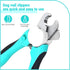 2 in 1 Dog Nail Trimmers with LED Light for Bloodline, Dog Comb, Dog Nail Clippers with Quick Sensor & Safety Guard to Avoid Overcutting, Cat Pupp...