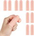 tifanso 12 PCS Finger Cots - Finger Protectors Gel Finger Gloves Covers Fingertip Sleeves Guards for Cracked Skin, Trigger Finger and More, Large ...