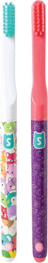 Brush Buddies Squishmallows Assorted Manual Toothbrushes, Soft Toothbrushes, Toothbrushes for Kids and Adults, 2PK...
