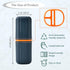 2Pcs Travel Toothbrush Cup Case, Portable Toothbrush Holder Case for Traveling, Camping, Business Trip and School, Plastic Toothbrushes Toothpaste...