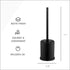 ToiletTree Products Deluxe Toilet Brush with Lid - Black...