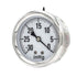 PIC Gauge AG-202L-254A 30"-0 hg Vacuum Pressure Gauge, 2 1/2" Dial, 1/4" Male NPT Connection, Center Back Mount, Single Scale, Glycerin Filled, St...