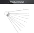 Utoolmart Welding Tip Cleaner, Nozzle Cleaner Gas Welding Brazing Cutting Torch Tip Cleaner Needle 1 Set...