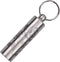 aiGear Stainless Steel Mini Pill Case Inner Diameter 0.48 Inch with Necklace Light Weight Pill Holder Waterproof Small Keychain Pill Box for EDC O...