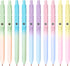 Gel Pens, 10 Pcs Black Ink Pens for Women, 0.7mm Medium Point Smooth Writing Pens with Silicone Grip, High-End Series Metal Clip Retractable Pens ...