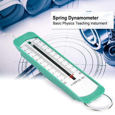 Newton Force Meter Spring Scale 10N Newton Meter Spring Dynamometer Physics Mechanical Experiment Instrument...