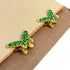 2PCS OEAYA Metal Butterfly Binder Clips 2Inch Zinc Alloy Paper Clamps Clips Large Binder Clips for Office Supplies (Green)...
