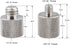CAMVATE 1/4" Female to 3/8" Male & 3/8"-16 Female to 1/4"-20 Male Screw Adapter for Tripod and Camera and Qr Plate/Adapter Brass - 0910...