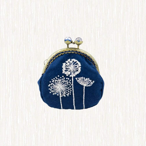1 Set Coin Purse Embroidery Pouch Making Kit Lock Embroidery Tool DIY Coin Bag (Dandelion Style)......