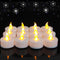 Flameless LED Tea Lights Candles,Flickering Electric Fake Candle,24 Pack 200+Hour Battery Operated LED tealight candles in Warm Yellow for Wedding...