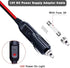 12V-24V DC Car Charger Auto Power Supply Cable - DC 5.5mm x 2.1mm 4FT to Car Cigarette Lighter Male Plug Car Cigarette Lighter Cable......