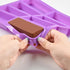 CAKETIME Granola Bar Mold, Silicone Chocolate Bar Mold Rectangle for Baking Knafeh Pistachio Chocolate Bar, Cereal Bar, Energy Bar, Nutrition Bar,...