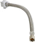 CNCT27416-OM1 Hose Connects to Water, Braided Stainless Steel Supply Line, 3/8 Compression x 7/8 Female Balcock Nut Toilet Connector 16 Inch...
