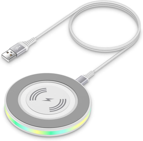 Wireless Fast Charger Samsung Charging Pad Wireless Phone Charger for Android Cell Phone Charger for Samsung Galaxy S24 Ultra S24+ S24 S23 S22 S21...