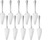 Stainless Steel Cake Server Pack of 10 Pie Holder Transfer Triangular Spade Spatula Serrated Edge for Pizza Cake Baking Safe in Dishwasher (Silver...
