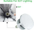 MOUNTDOG 85W 5700K E27 Socket LED Bulbs with Remote LED Light Bulb for Photography Photo Lighting...