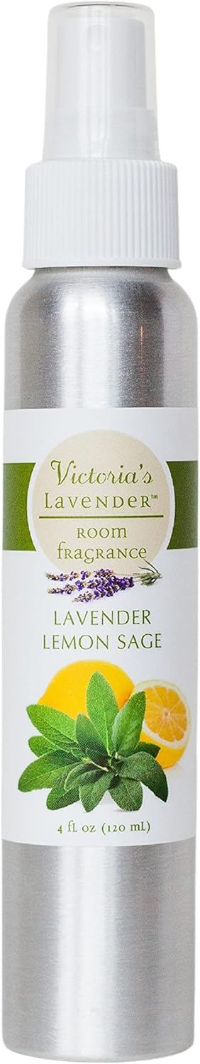 Victoria's Lavender Room Spray, All-Natural Home Atmosphere Spray, Essential Oil Concentrated Room Spray Air Freshener, Bathroom Odor Eliminator, ...
