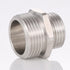1'' NPT Male to 3/4'' GHT Male Connector?Lead-free,304 Stainless Steel Garden Hose Adapter,GHT to NPT Adapter Fitting,Garden Hose to Pipe Fittings...